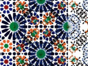 Un material moderno hecho en Madrid se asemeja a un mosaico de la Alhambra del siglo XIV